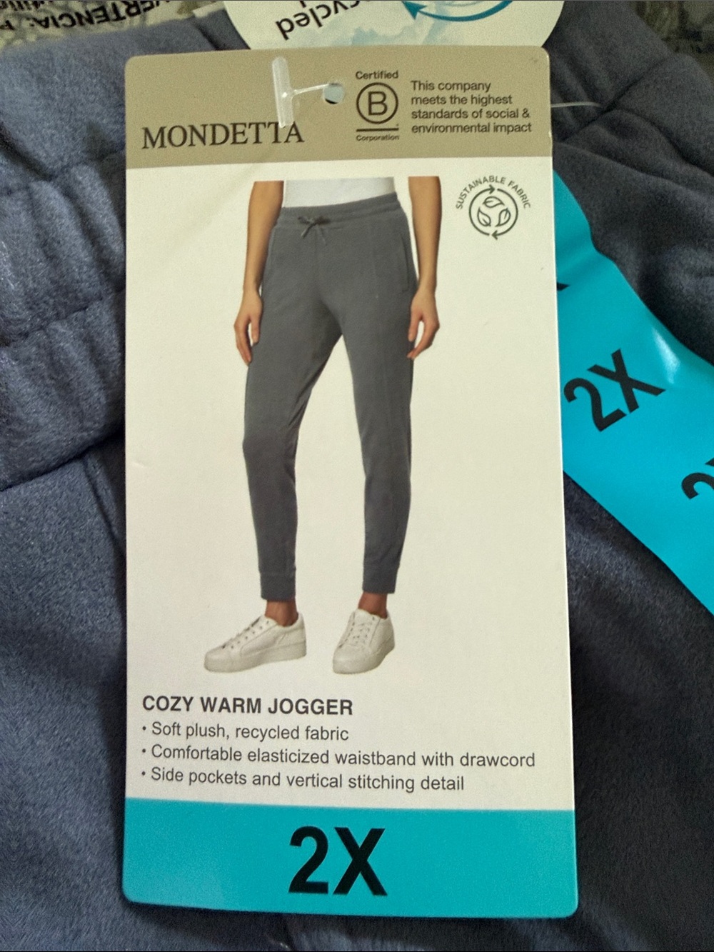 Mondetta Gray Cozy Warm Joggers